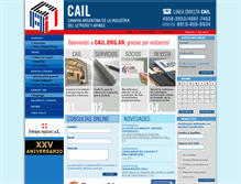 Tablet Screenshot of cail.org.ar